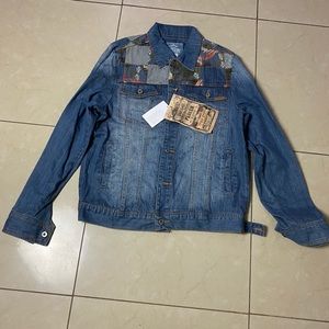 Parish nation jean jacket size large